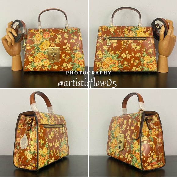 NEW! Vintage Botanical Collection Chauny Satchel - Picture 8 of 9